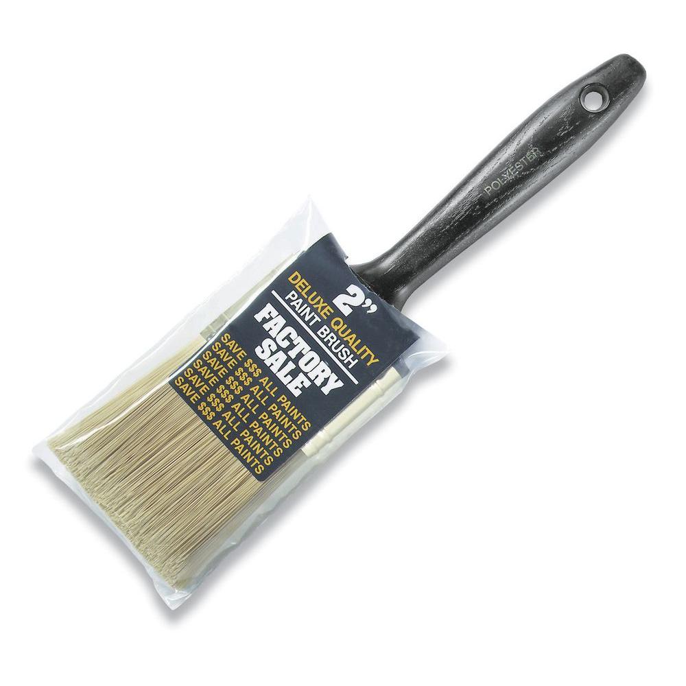 Polyester Paint Brushes Accessories The Home Depot 2 In Factory Synthetic Brush