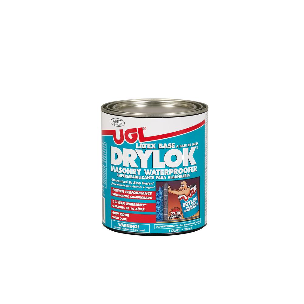 Drylok 1 Qt White Latex Waterproofer 2 Pack 209102 The Home Depot Drylok 1 Qt White Latex Waterproofer 2 Pack