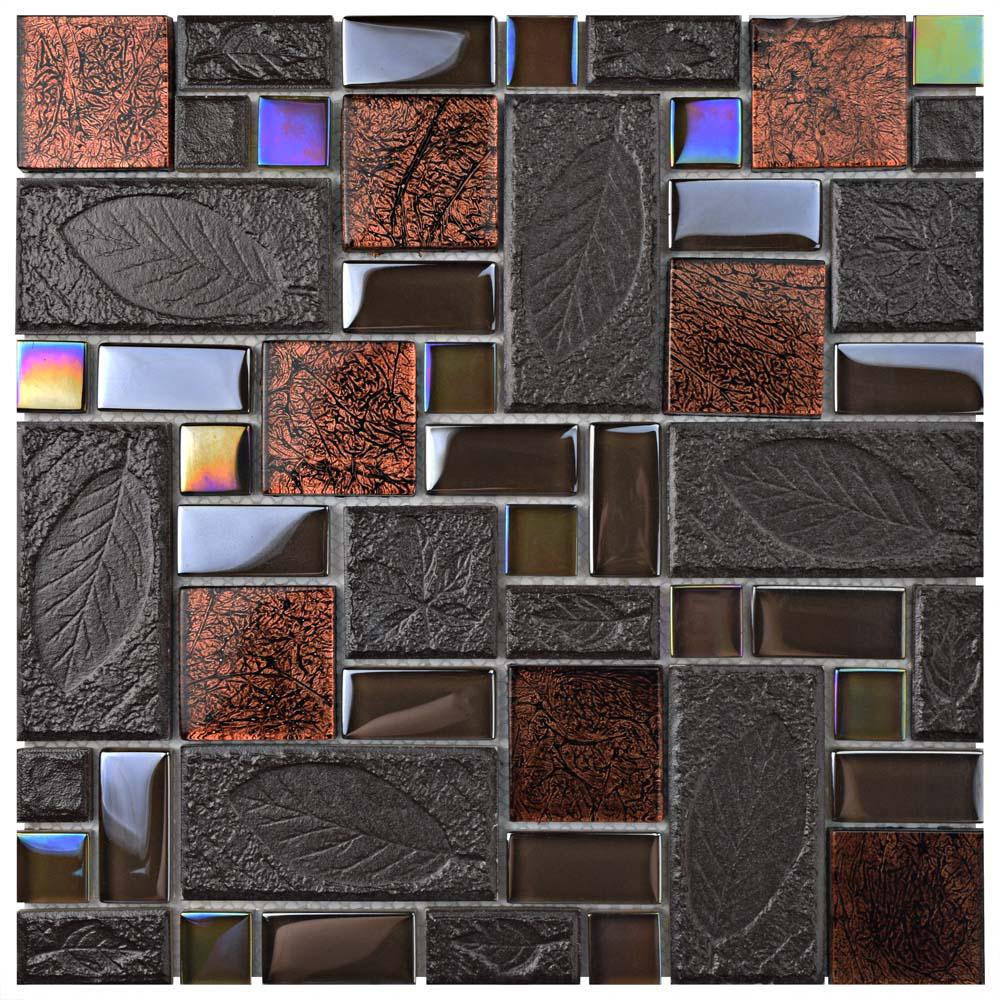 12x12 Brown Tan Tile Flooring The Home Depot Garden Versailles