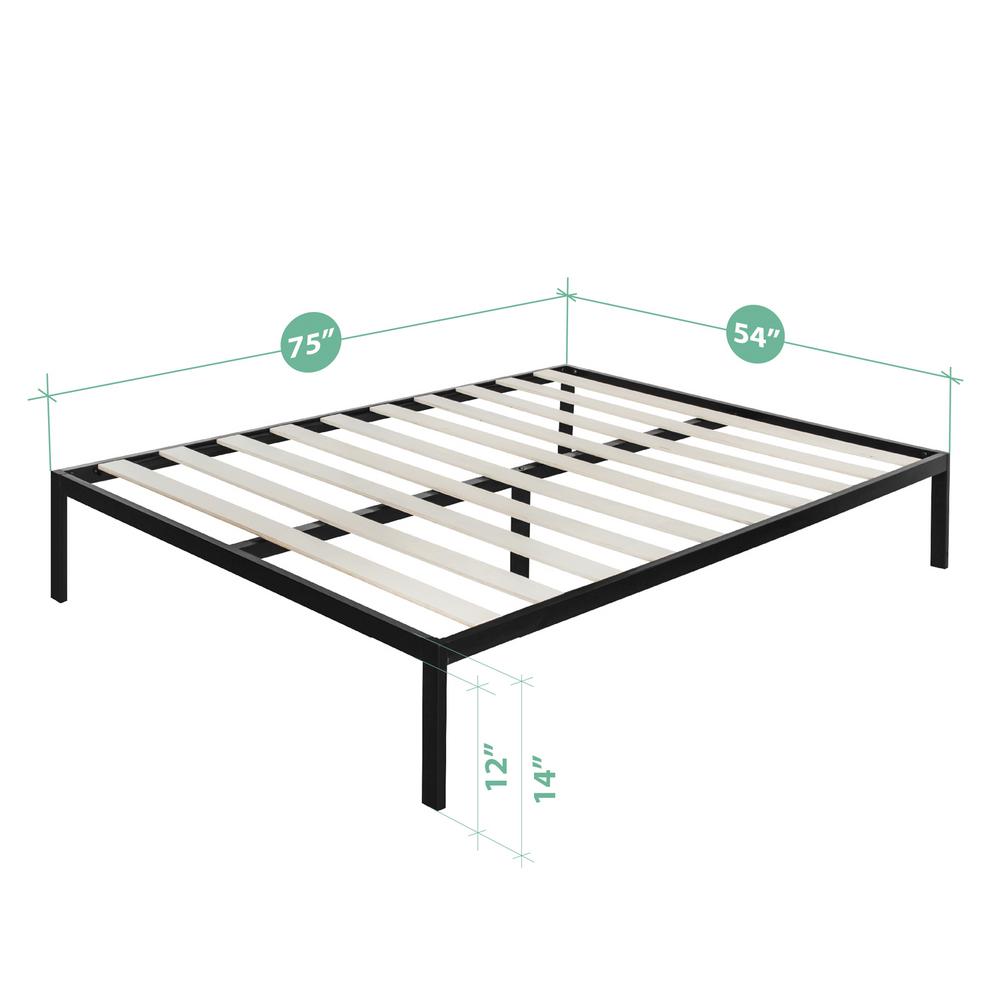 Zinus Mia Modern Studio 14 Inch Platform 1500 Metal Bed Frame Mia Modern Studio 14 Inch Platform 1500 Metal Bed Frame Mattress Foundation Full By Zinus