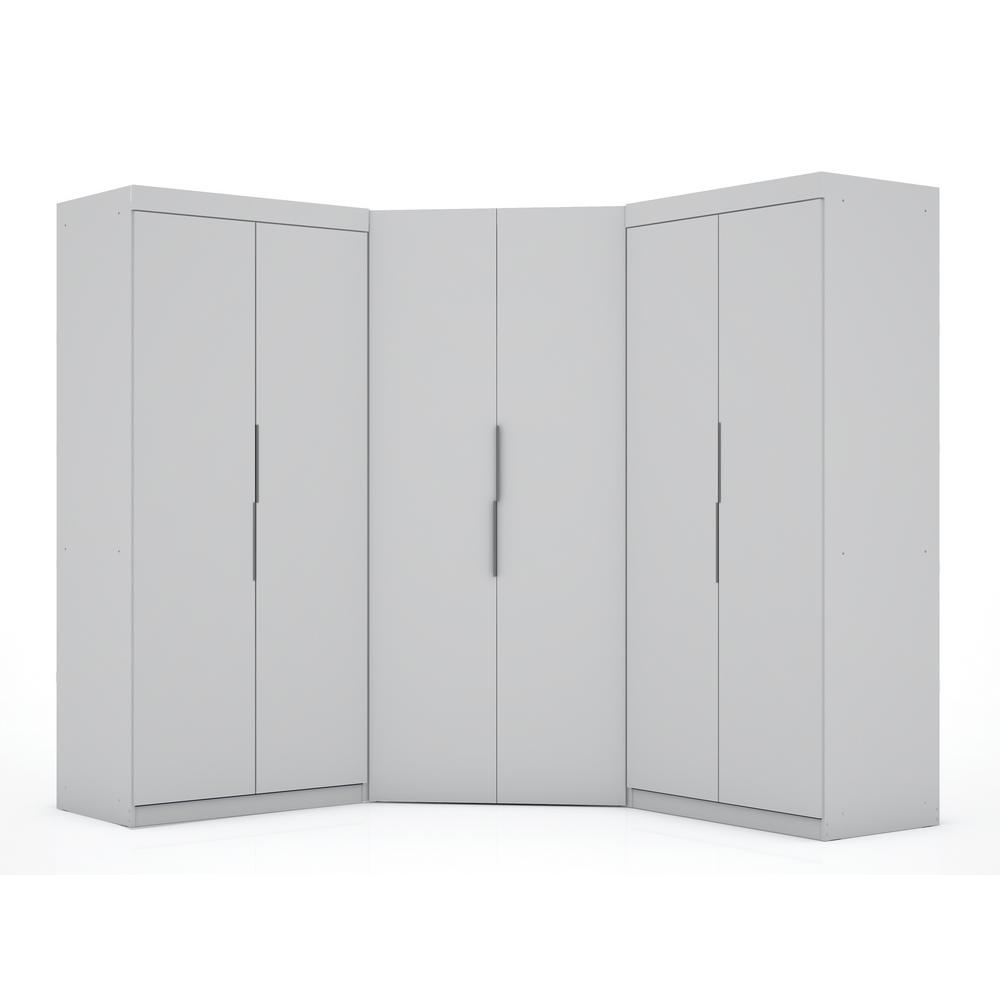 Luxor Oswego White Wardrobe Armoire Closet107HD1 The Home Depot
