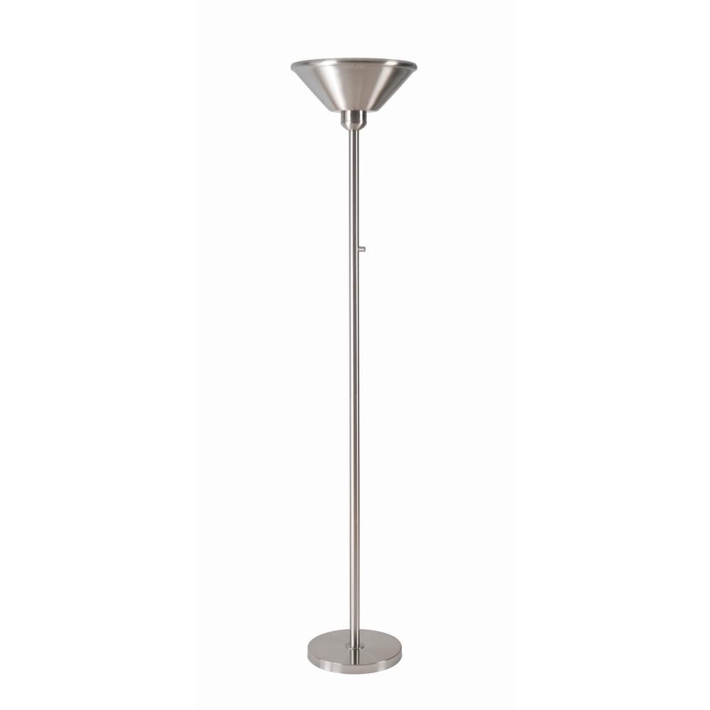 Brushed Nickel - Floor Lamps - Lamps - The Home Depot Brushed Nickel - Floor Lamps - Lamps - The Home Depot