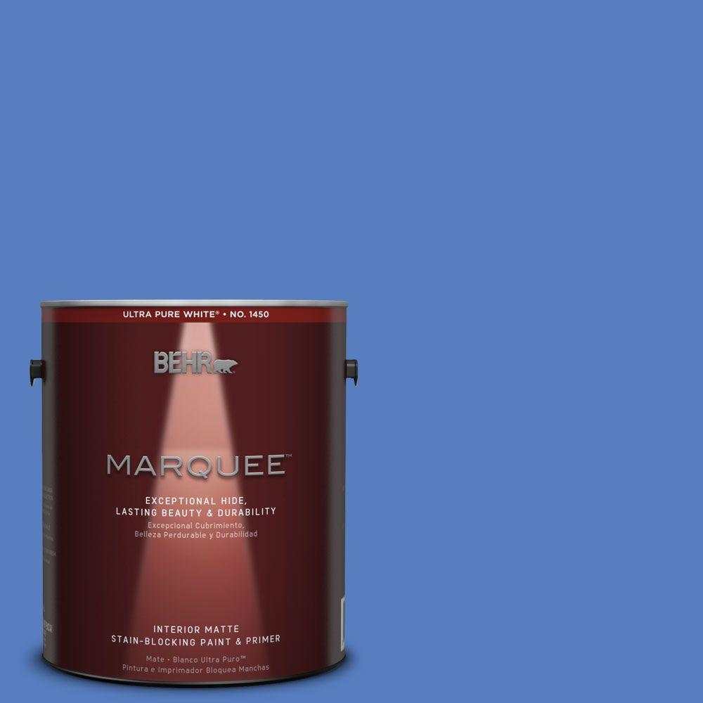 Behr Marquee 1 Gal Mq4 25 Blue Iolite One Coat Hide Matte Interior Behr Marquee 1 Gal Mq4 25 Blue Iolite One Coat Hide Matte
