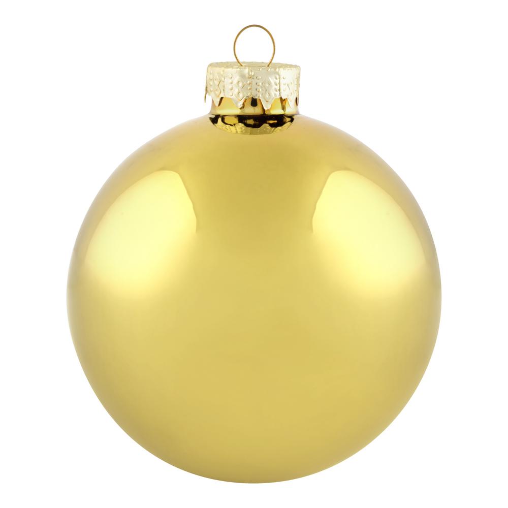 gold glass christmas ornaments