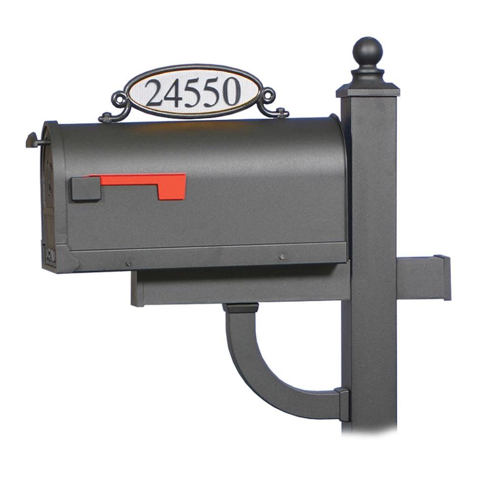 MAILBOX REFLECTIVE ADDRESS NUMBER PLAQUE Plate Sign Post ...