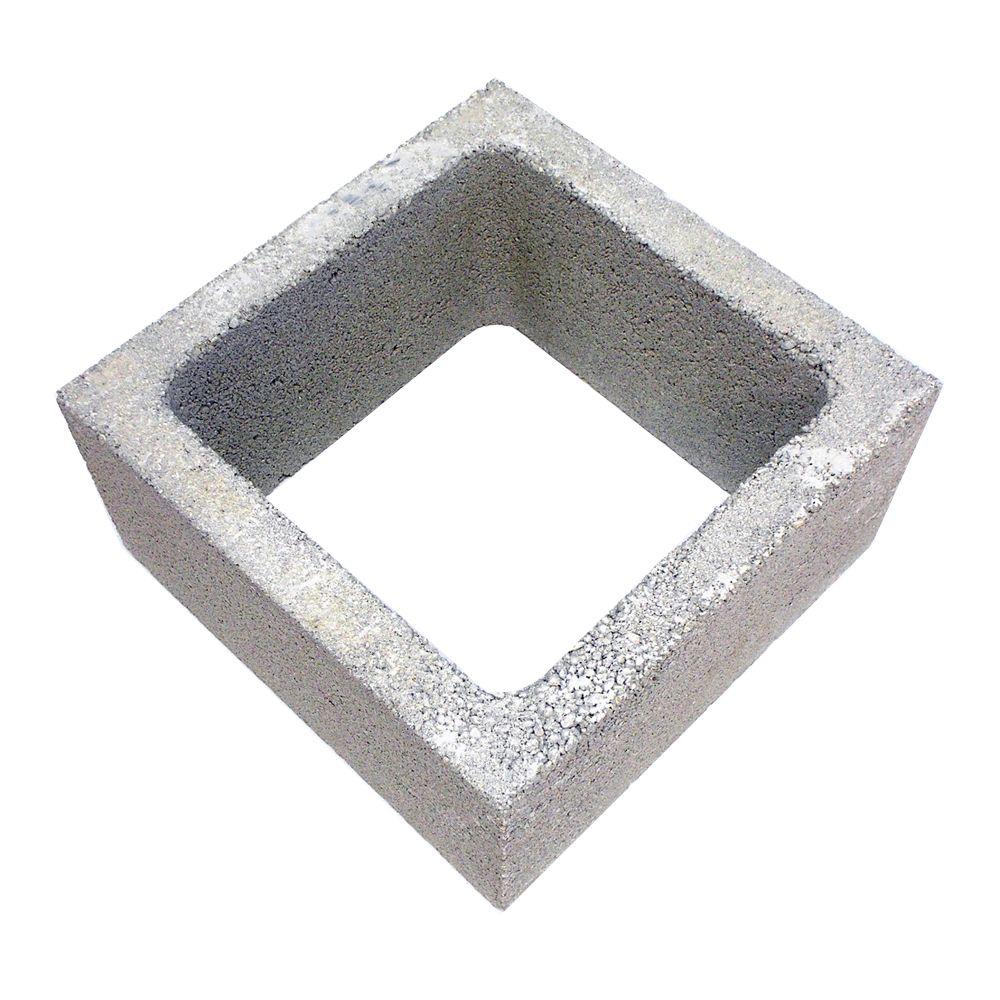 16 In X 8 In X 16 In Concrete Column C19 Block The Home Depot