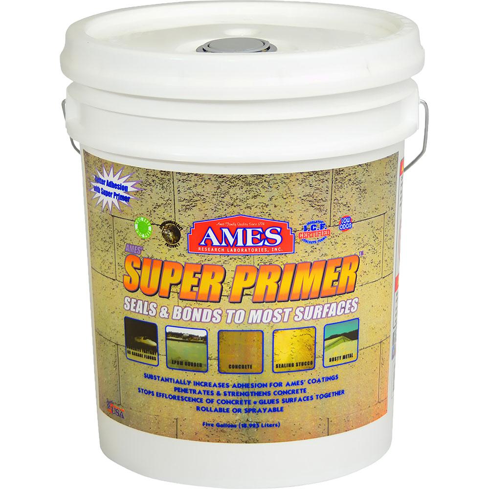 Ames Super Primer 5 gal. Acrylic Clear Interior/Exterior Adhesive