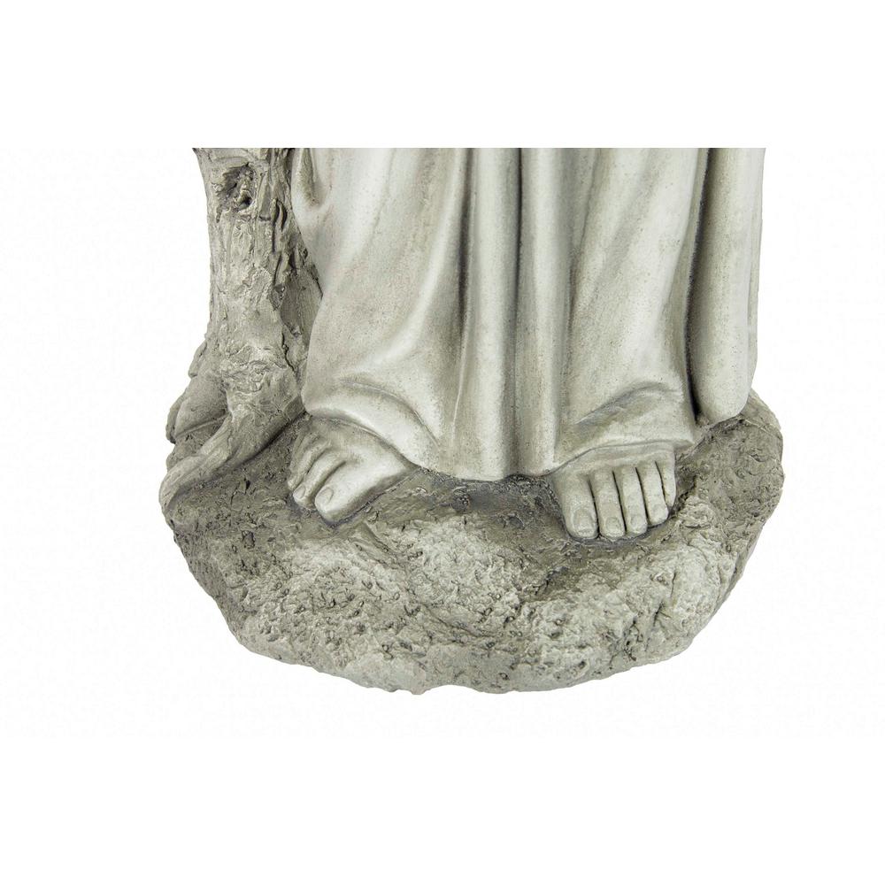 Luxen Home St Francis Garden Statue Wh003 The Home Depot