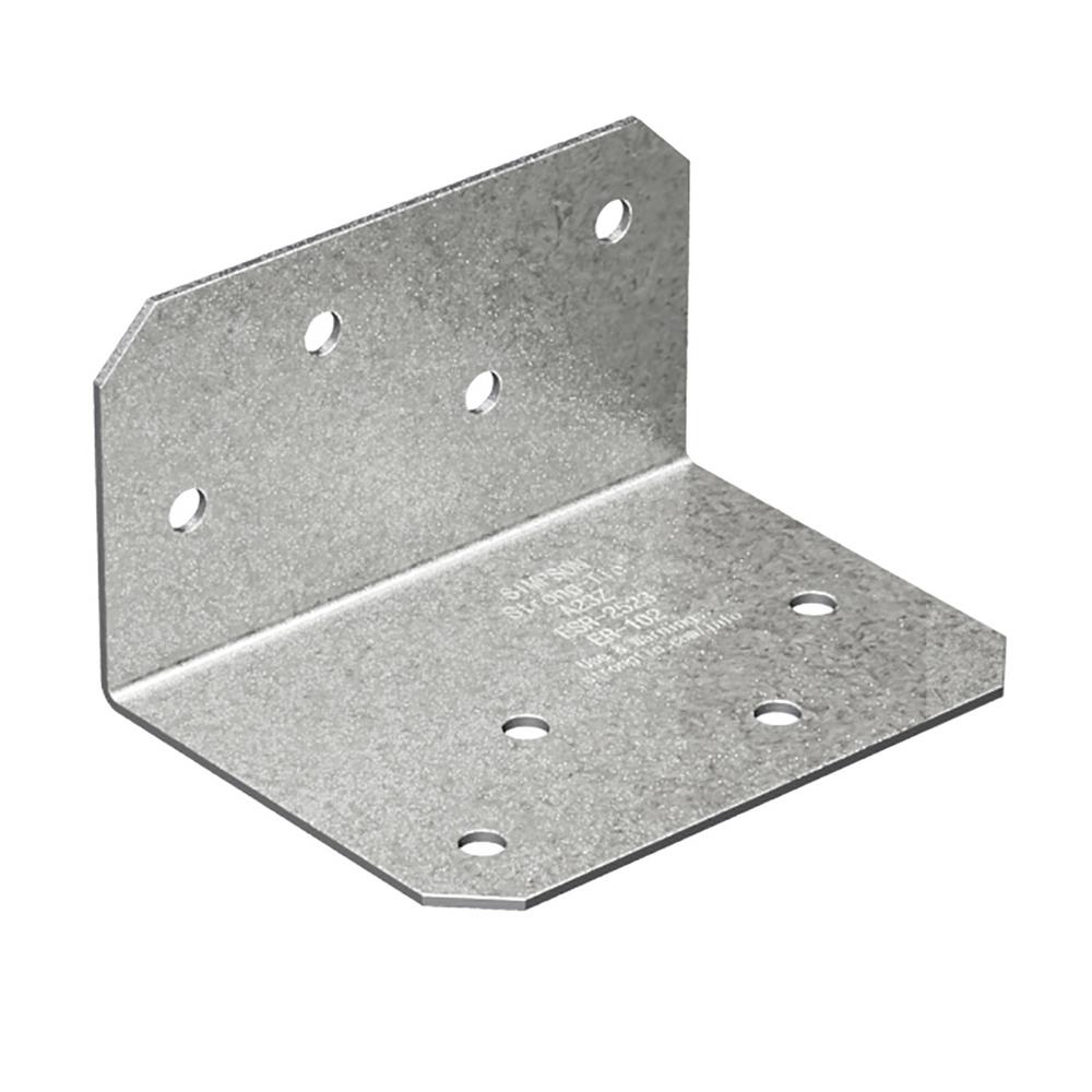 Simpson Strong-tie 2 In. X 1-1 2 In. X 1-3 8 In. Zmax Galvanized Angle 