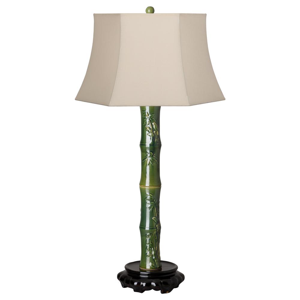 green base lamp