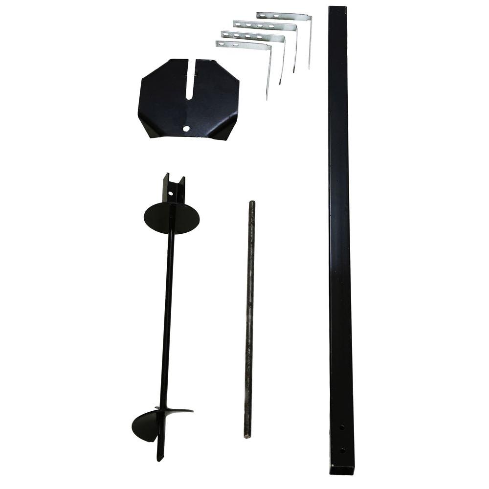 Gibraltar Mailboxes Steel Auger Mailbox Post KitEPK00B01 The Home Depot