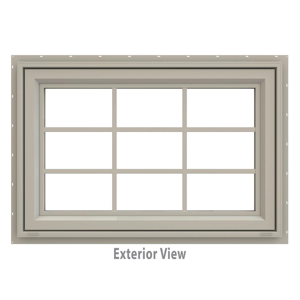 JELD WEN 355 In X 295 In V 4500 Series Awning Vinyl Window With