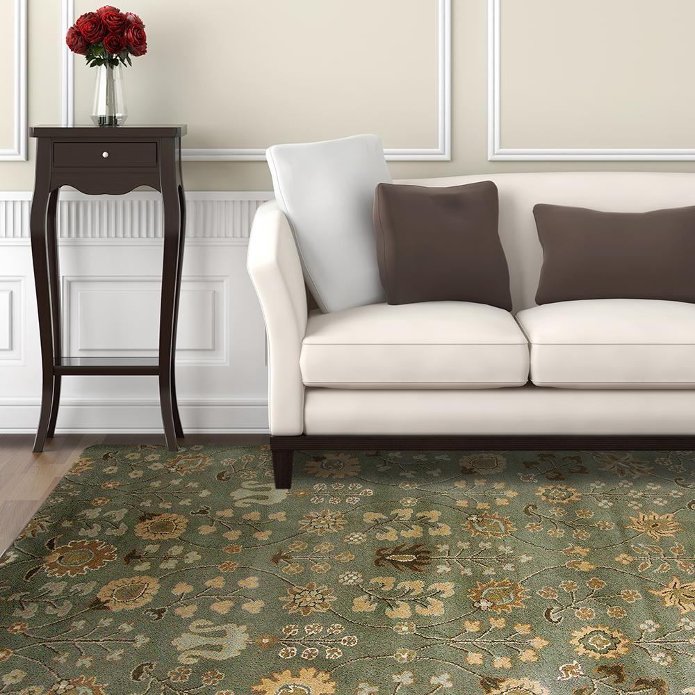 Home Decorators Collection Provencial Summer Wool 8 ft. x 10 ft. Area Rug by Home Decorators Collection