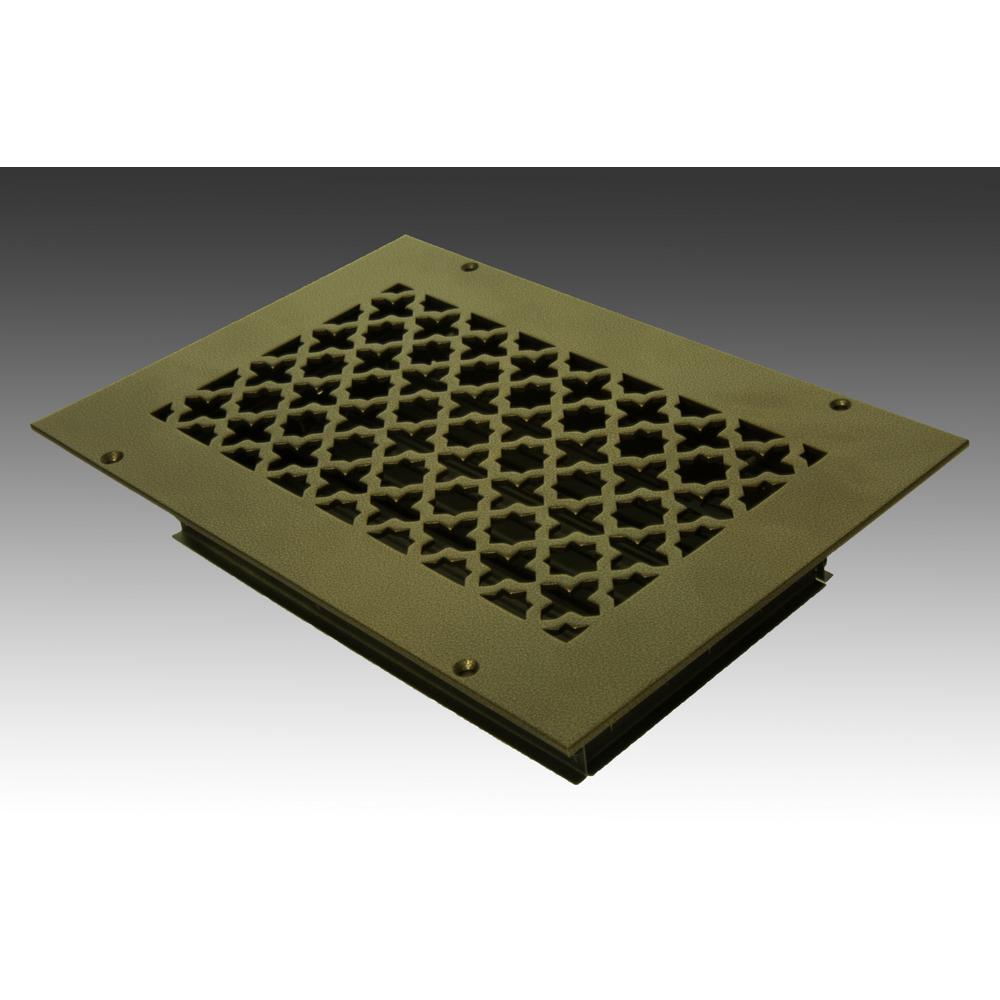 SteelCrest 10 in. x 6 in. Oil Rubbed Bronze Poweder Coat Steel Wall