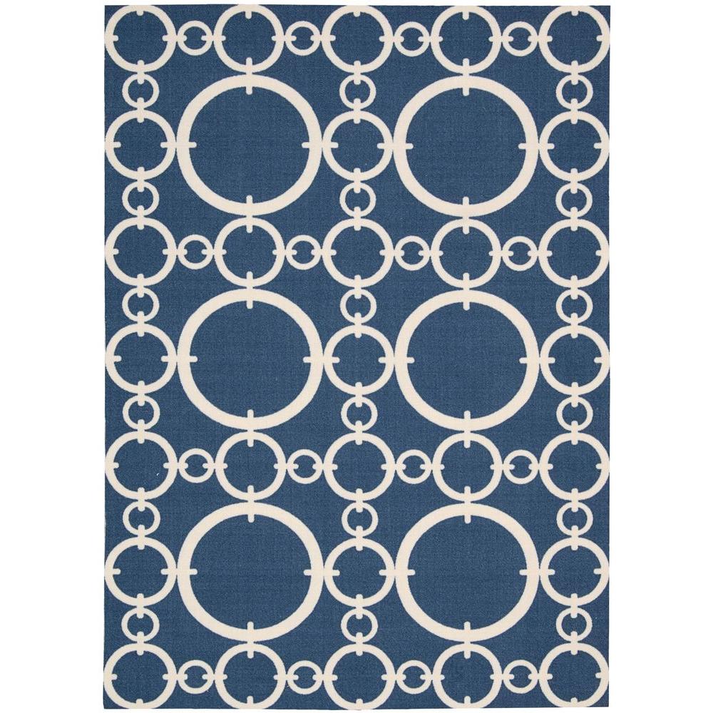 Blue 8 X 11 Outdoor Rugs The Home Depot Connected Navy 5 Ft X 7 Indoor Outdoor Area Rug