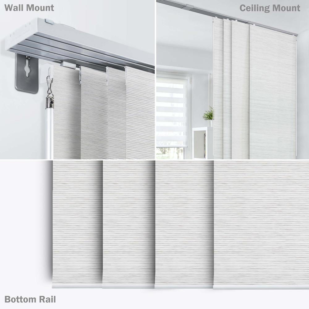 Levolor Panel Track Blinds Light Filtering Sliding Glass Door Window Sliding Door Window Treatments Patio Door Coverings