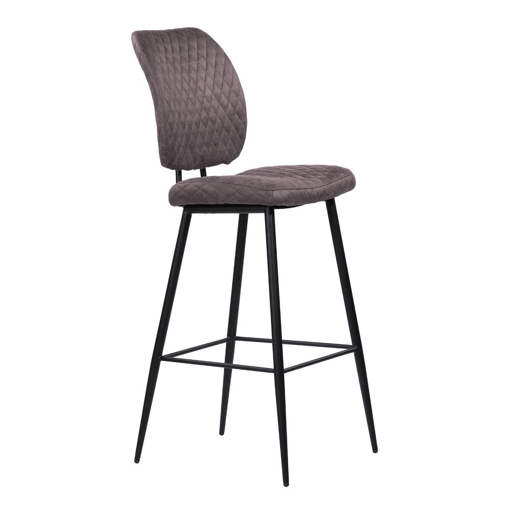 Armen Living 26 In Buckley Grey Bar Stool Lcbcbagr26 The Home Depot Armen Living 26 In Buckley Grey Bar Stool