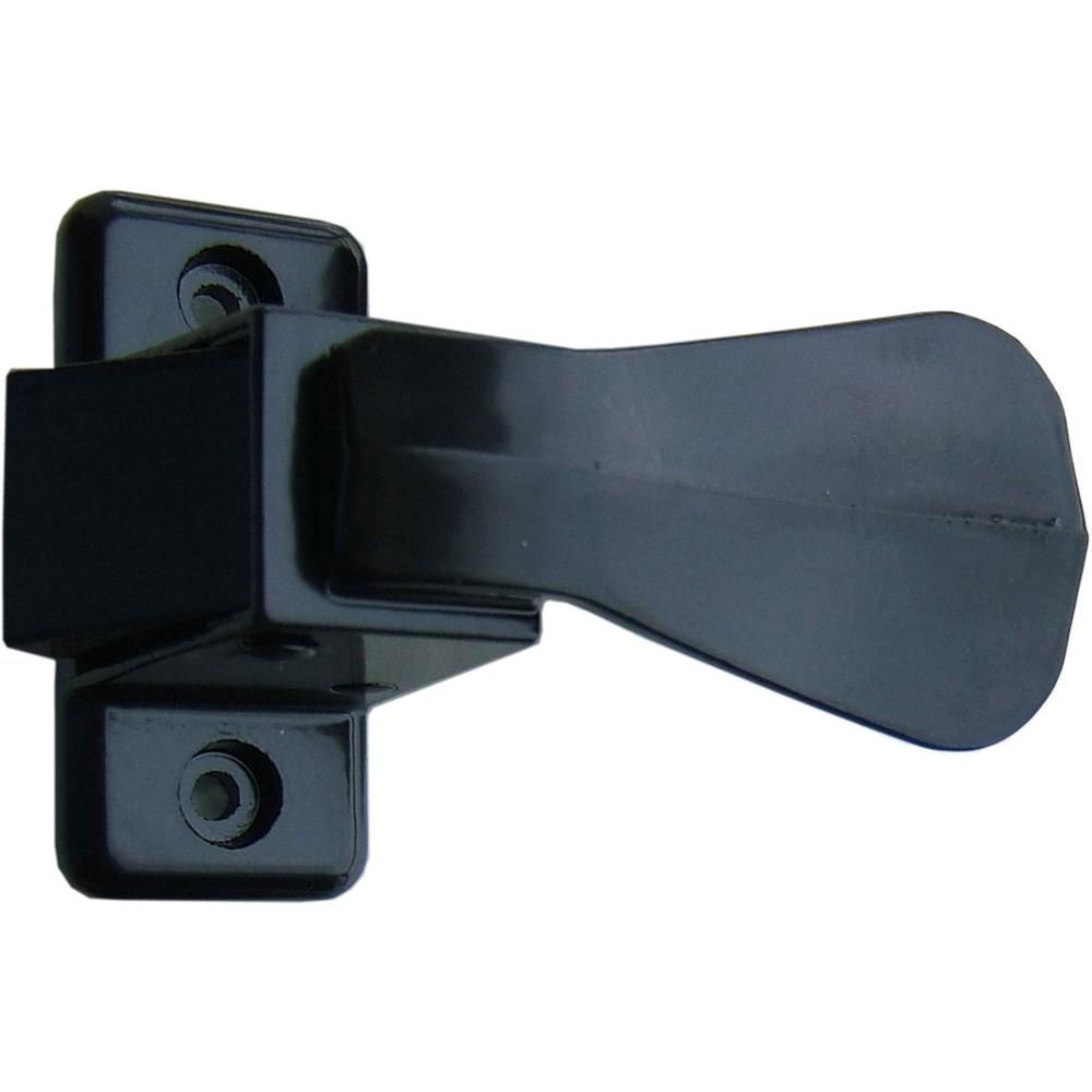 PrimeLine Flush Mounted Keyed Internal Hook Latch Mechanism with Wood Pull HandleC 1032 The