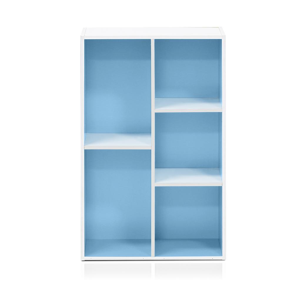 Blue Bookcases Home Office Furniture The Home Depot