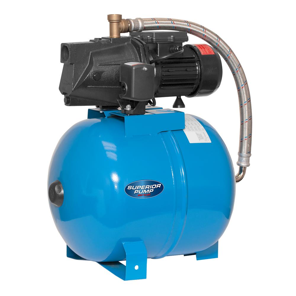 shallow well water pump with tank