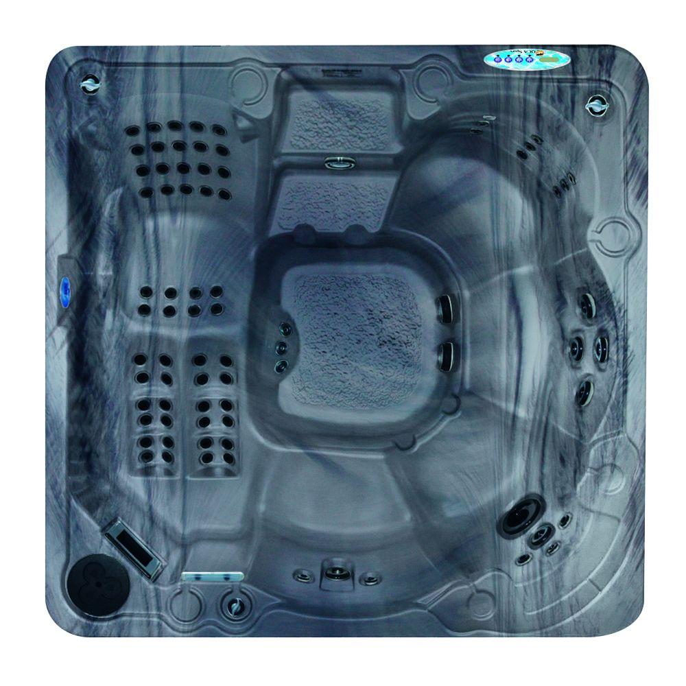 QCA Spas Naples 6-Person 93-Jet Spa with Ultra Wave, Ozonator, LED ...