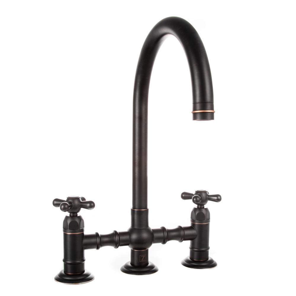 Zline Kitchen And Bath Mona Single Handle Kitchen Faucet In Oil