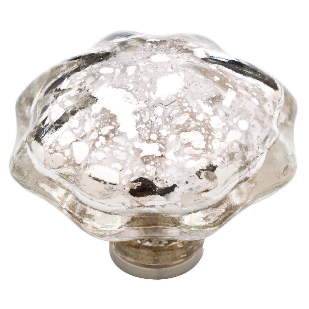 Liberty 1 13 16 In 46mm Clear Mercury Glass Cabinet Knob