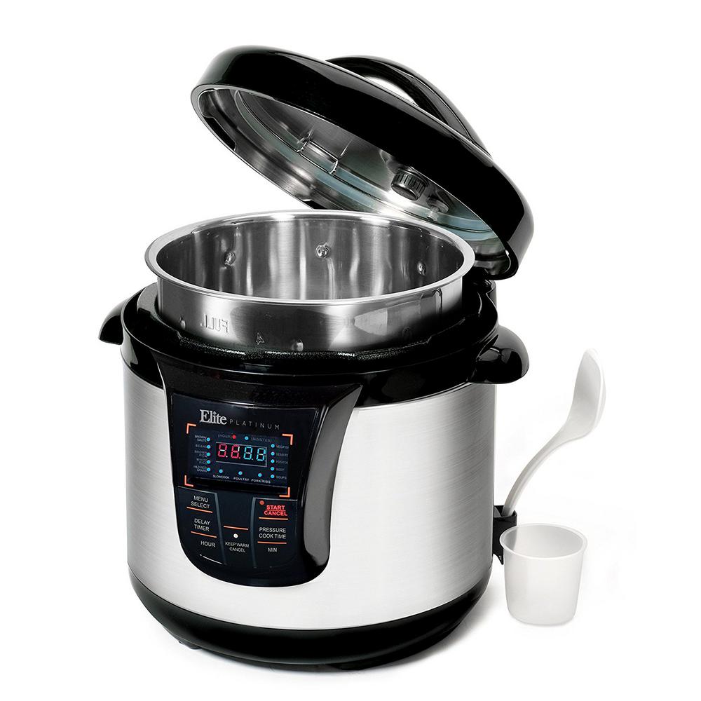 8 Qt. 13-Function Electric Pressure Cooker in Stainless Steel