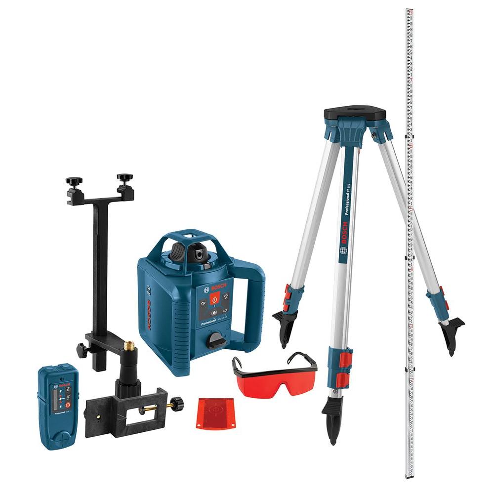 Rotary Bosch Laser Level Measuring Tools The Home Depot