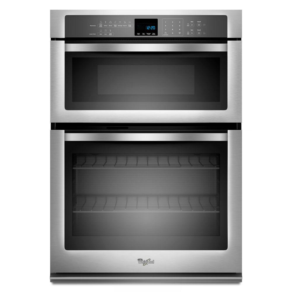 Ge 27 In Electric Wall Oven With Built Microwave Stainless Electric Wall Oven With Built In Microwave Stainless Steel