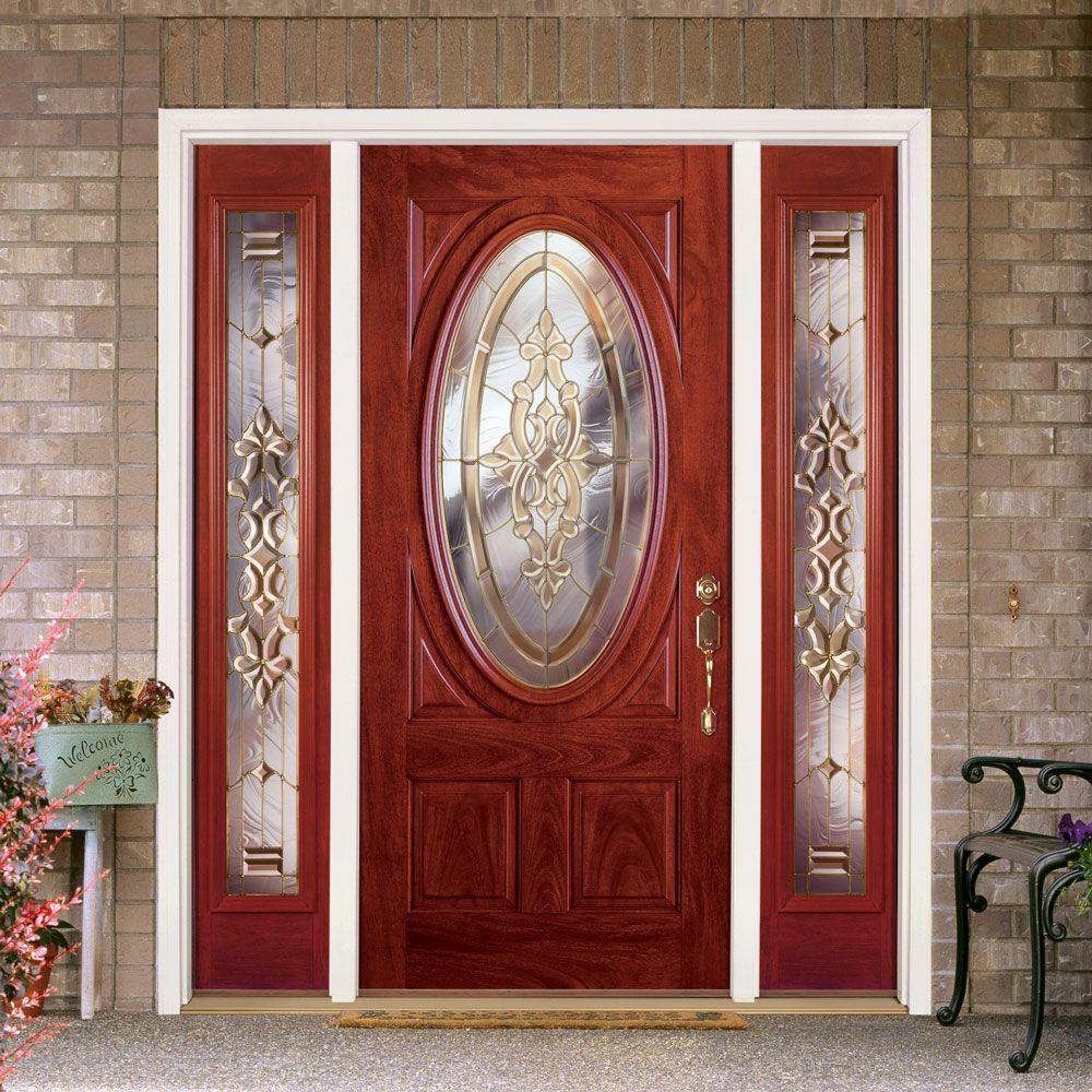 Feather River Doors 63 5 In X81 625in Silverdale Brass 3 4 Oval Lt