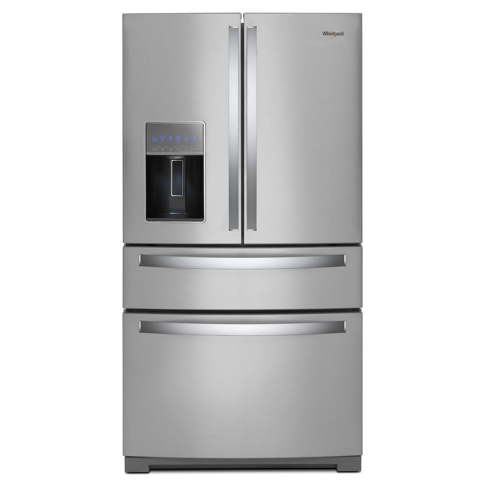 Whirlpool 26 cu. ft. French Door Refrigerator in Fingerprint Resistant