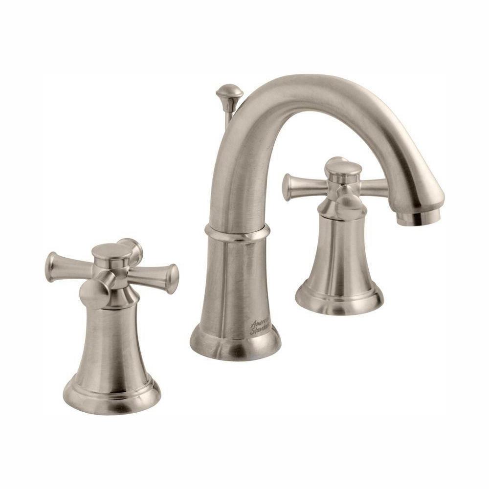 American Standard Portsmouth 8 In Widespread 2 Handle High Arc Bathroom Faucet In Brushed 4303