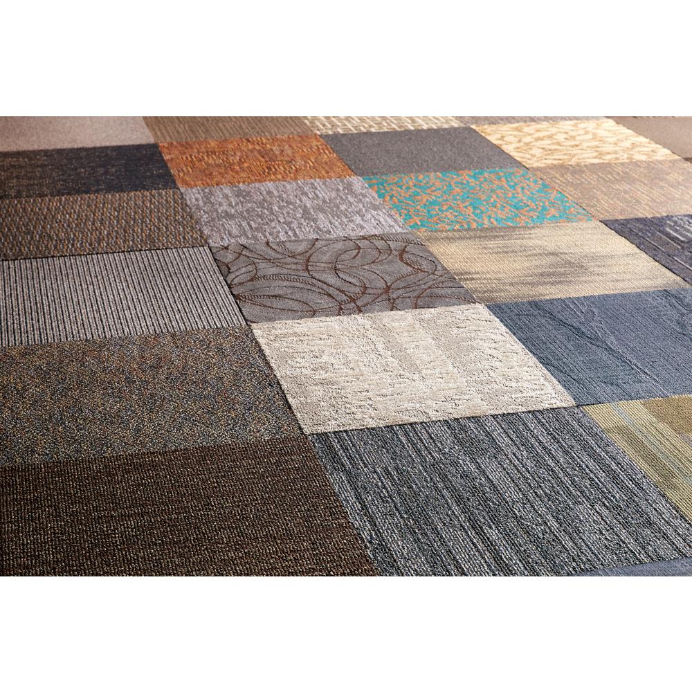 Trafficmaster Versatile Assorted Commercial Pattern 24 In X 24 In Carpet Tile 10 Tiles Case Ncvt002 The Home Depot