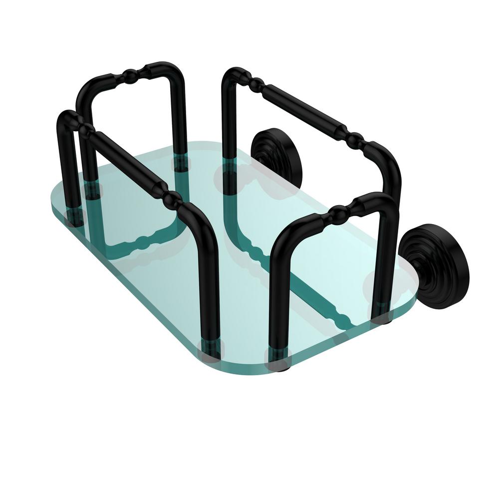 Allied Br Waverly Place Wall Mounted Guest Towel Holder In Matte Allied Br Waverly Place Wall Mounted Guest Towel Holder In Matte Black