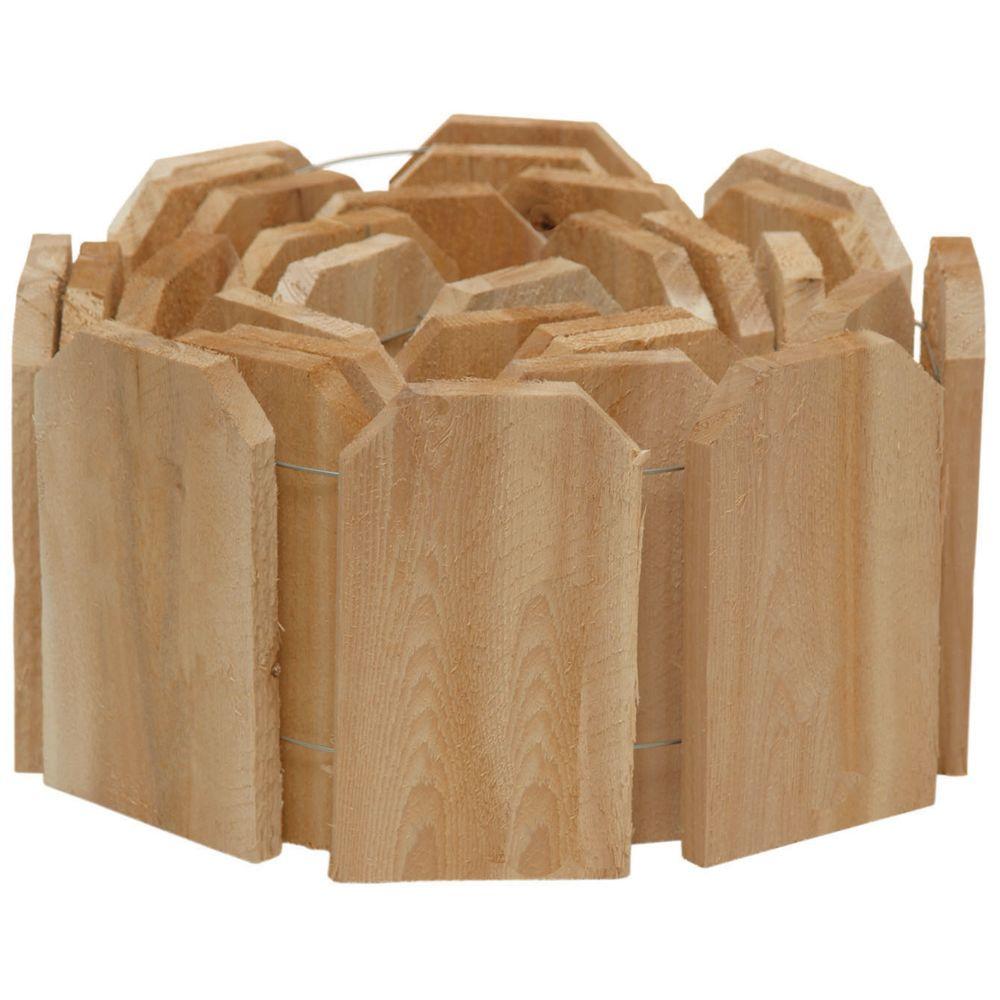 Vigoro 10 ft. Cedar Lawn EdgingRC 41 The Home Depot