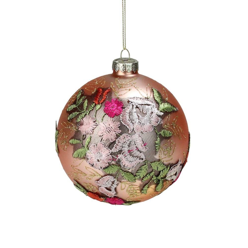 pink glass ball christmas ornaments