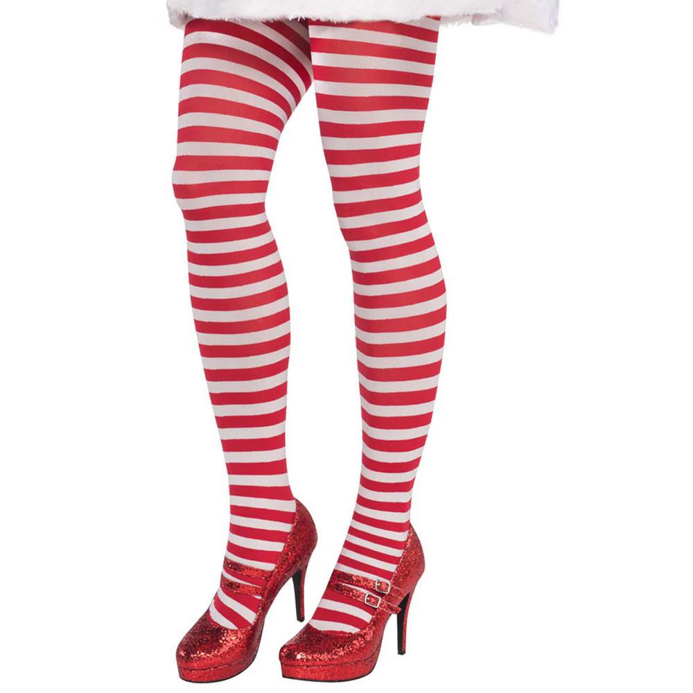 Amscan Adult Candy Stripe Christmas Tights 3 Pack 3712 The Home Depot