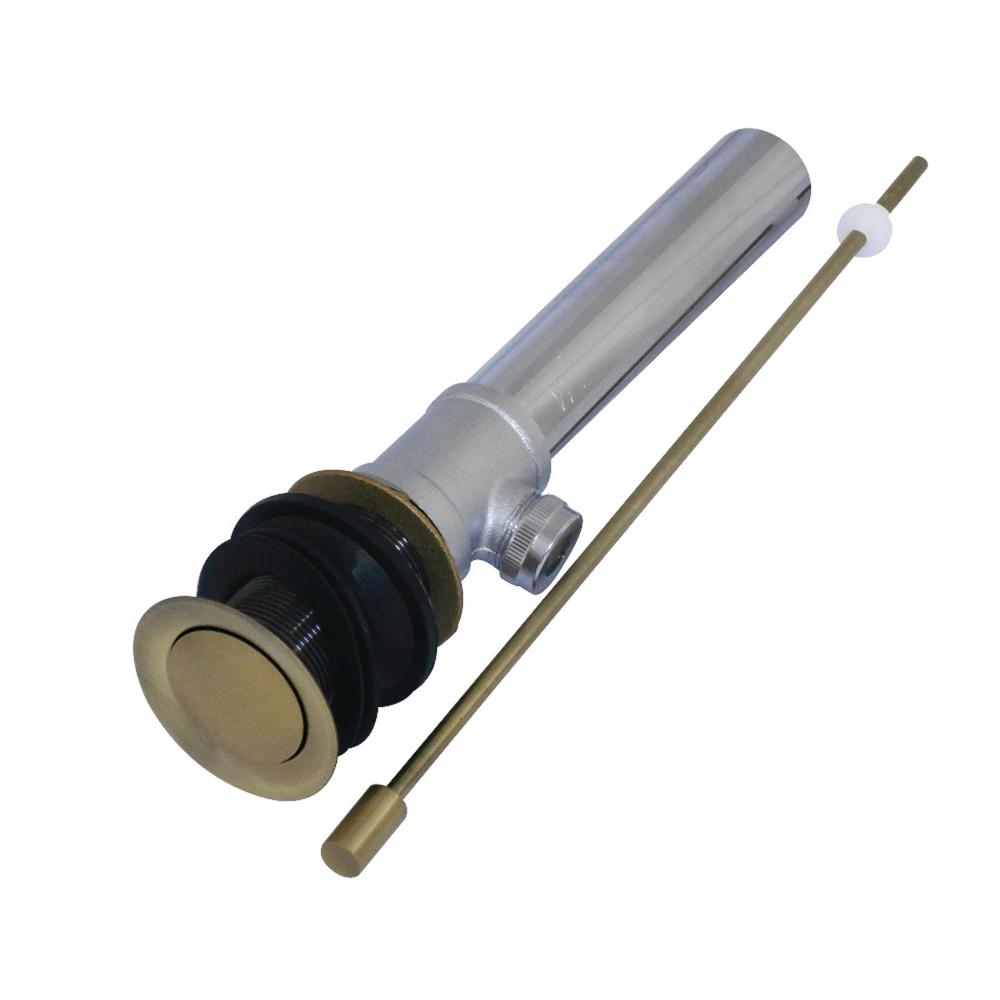 Kingston Brass Push Pop-Up Bathroom Sink Drain without ...