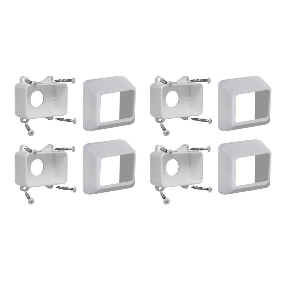 Veranda Select White Vinyl Bracket Kit-73012488 - The Home Depot