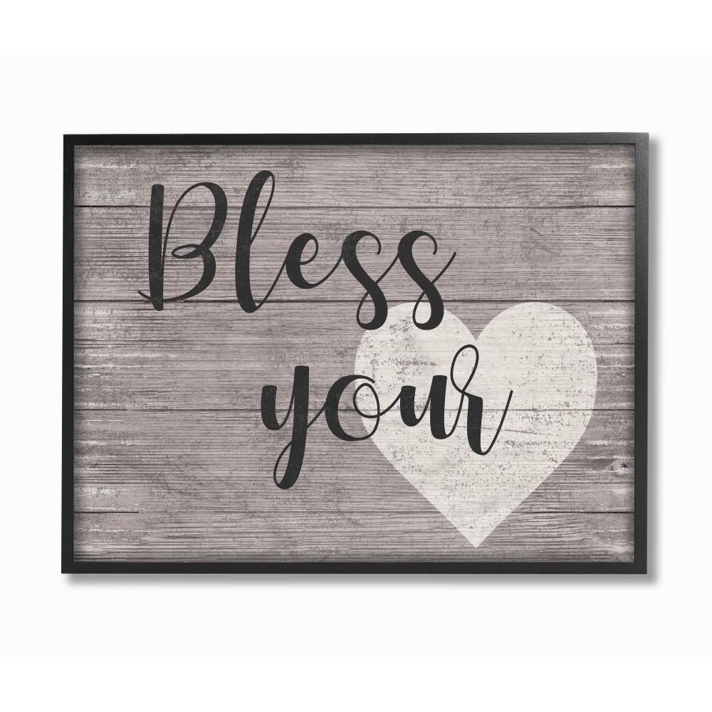 The Stupell Home Decor Collection 16 In X 20 In Bless Your