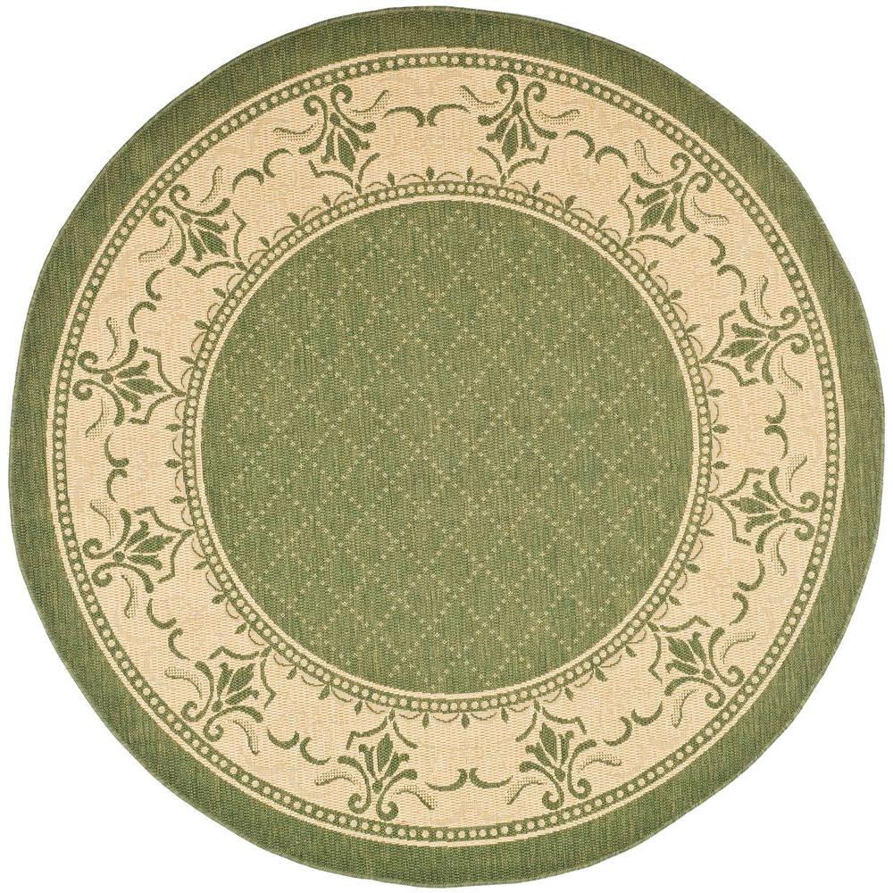 Safavieh Courtyard Olive Natural 5 Ft 3 In X Indoor Safavieh Courtyard Olive Natural 5 Ft 3 In X