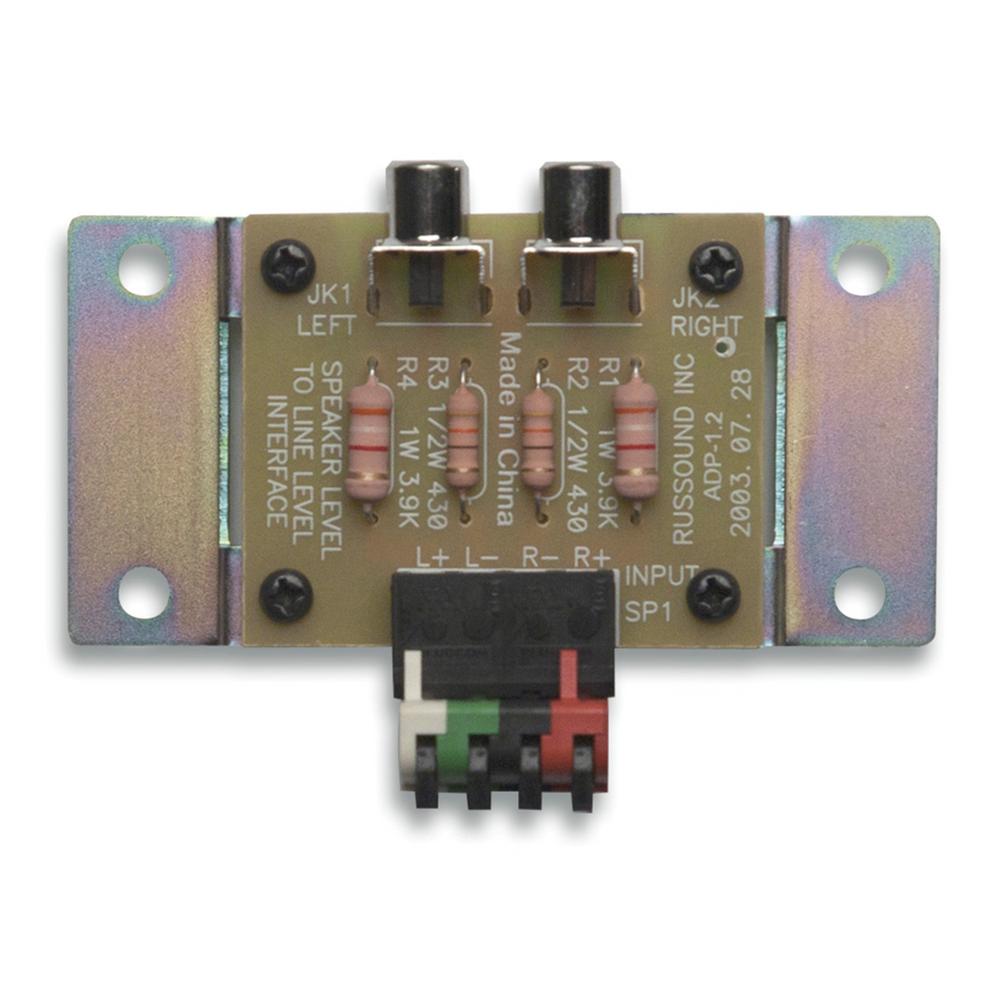 1.2 SpeakerLevel to LineLevel AdapterADP1.2 The Home Depot