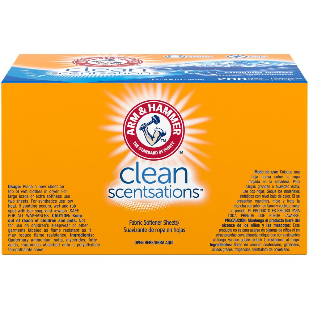 Arm And Hammer Ah Purifying Waters Dryer Sheets 200 Count 1 Pack 14997 The Home Depot - Arm And Hammer Fabric Softener Sheets Msds Arm And Hammer Ah Purifying Waters Dryer Sheets 200 Count 1 Pack 14997 The Home Depot - Arm And Hammer Fabric Softener Sheets Msds