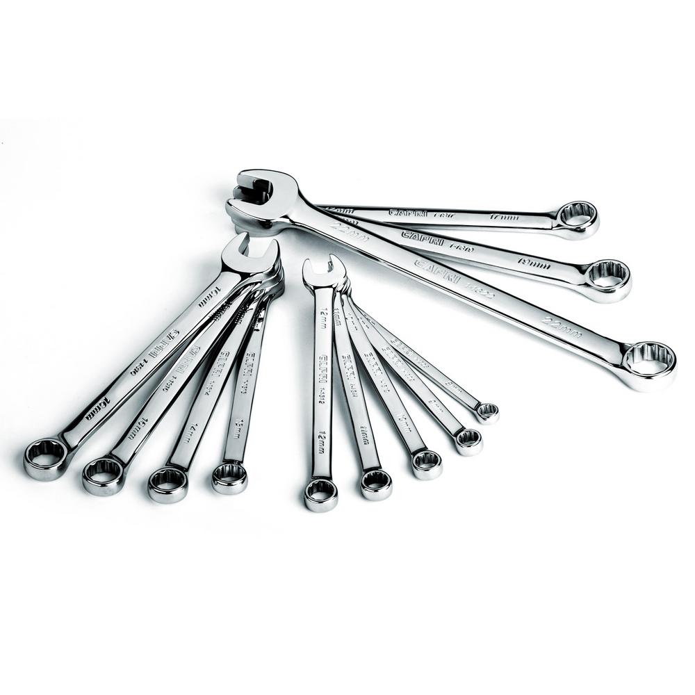 Capri Tools SmartKrome Metric Combination Wrench Set (12-Piece)-1-1380 ...