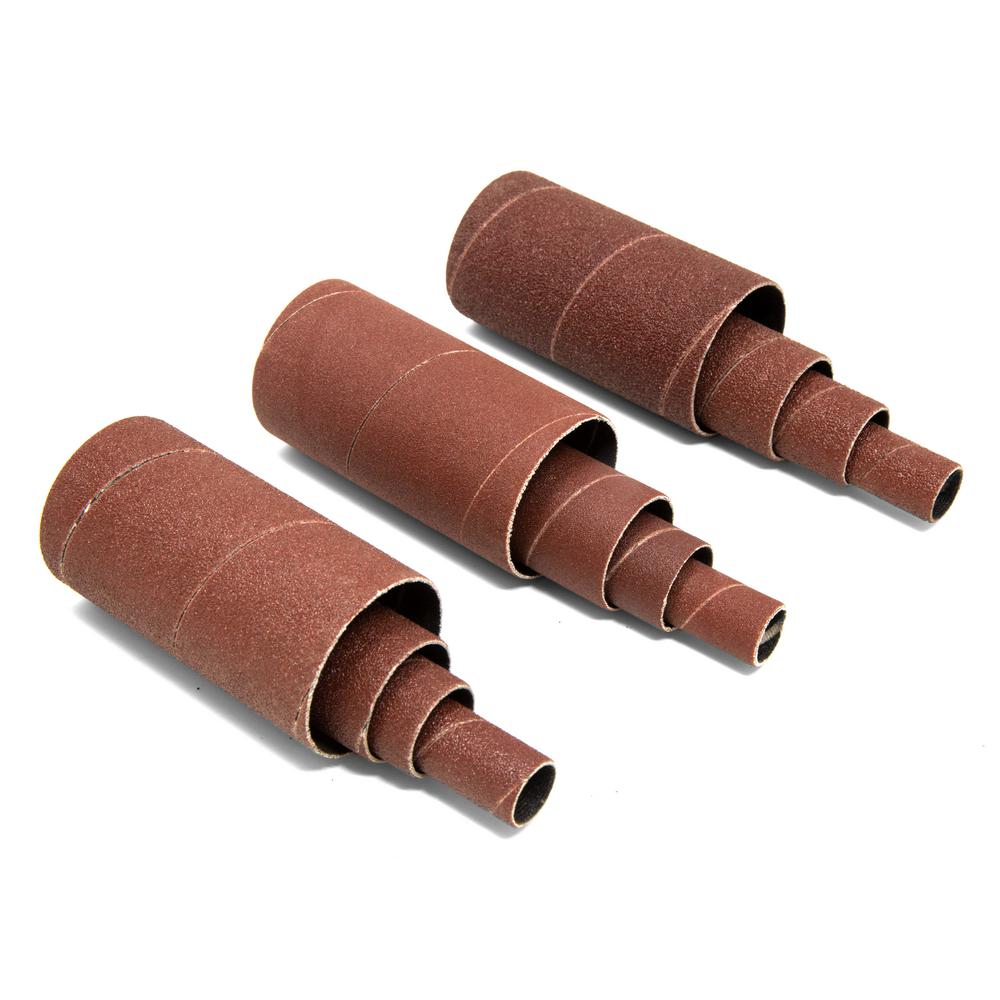 WEN Replacement Spindle Sanding Sleeves, Assorted Sandpaper Grits (12