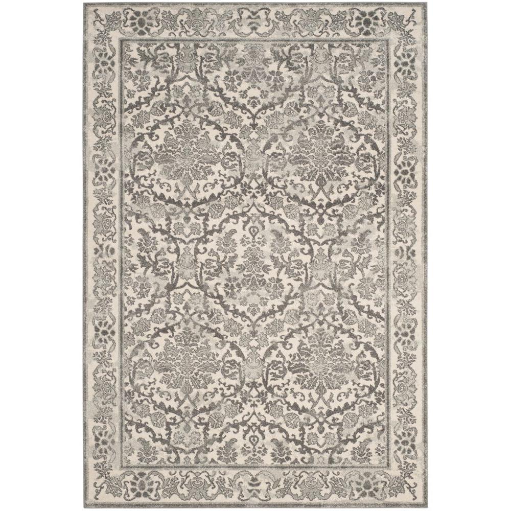 Safavieh Evoke Grey Ivory Vintage Area Rug 8 X 10 Designs Safavieh Evoke Grey Ivory 8 Ft X 10 Area Rug Evk270s The