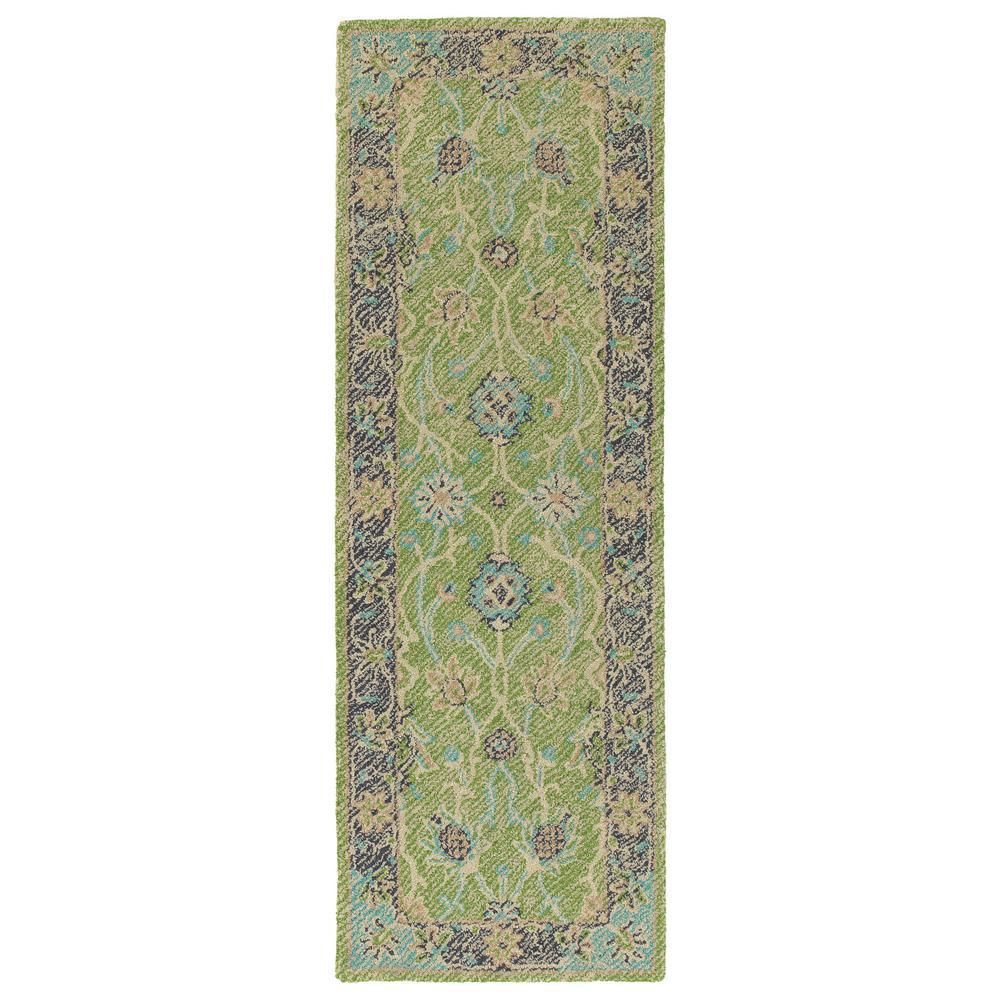 green outdoor runner