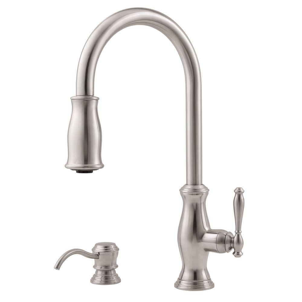 Pfister hanover single-handle pull-down sprayer