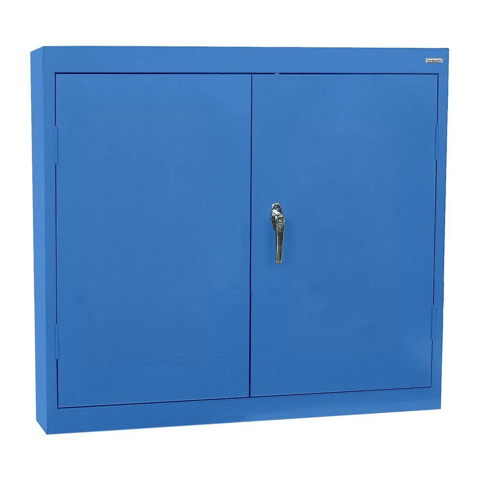 Sandusky 30 in. H x 30 in. W x 12 in. D Wall in BlueWA11301230